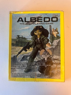ALBEDO 1. Edition Boxed Set Sci Fi RPG Rollenspiel 1988 Gedanken & Bilder