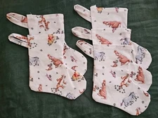 5 New Homemade 7 Inch Mini Christmas Stocking Ornaments Gifts Christmas Tree