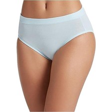 Jockey Cotton Stretch Hi Cut 1555, Blue, 6/Medium