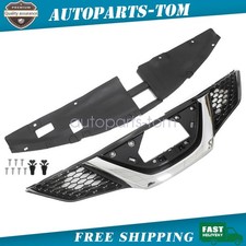 Chromed Front Upper Bumper Grille Fits For Nissan Rogue Sport S Sv Sl 2018-2019