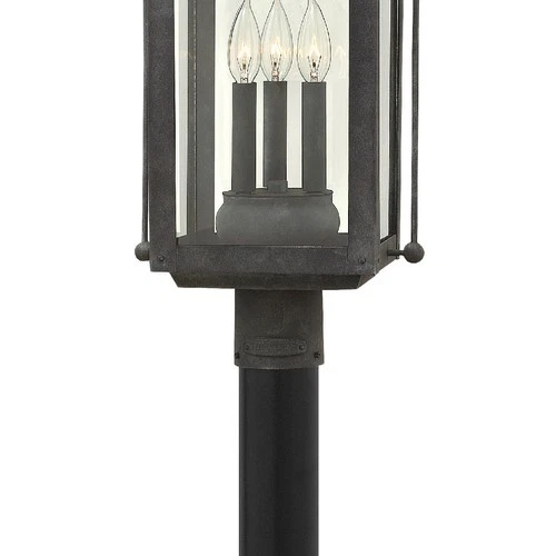 Hinkley Lighting 1851 Anchorage 120v 3 Light 24.25" Tall Heritage - Aged Zinc - Picture 6 of 7