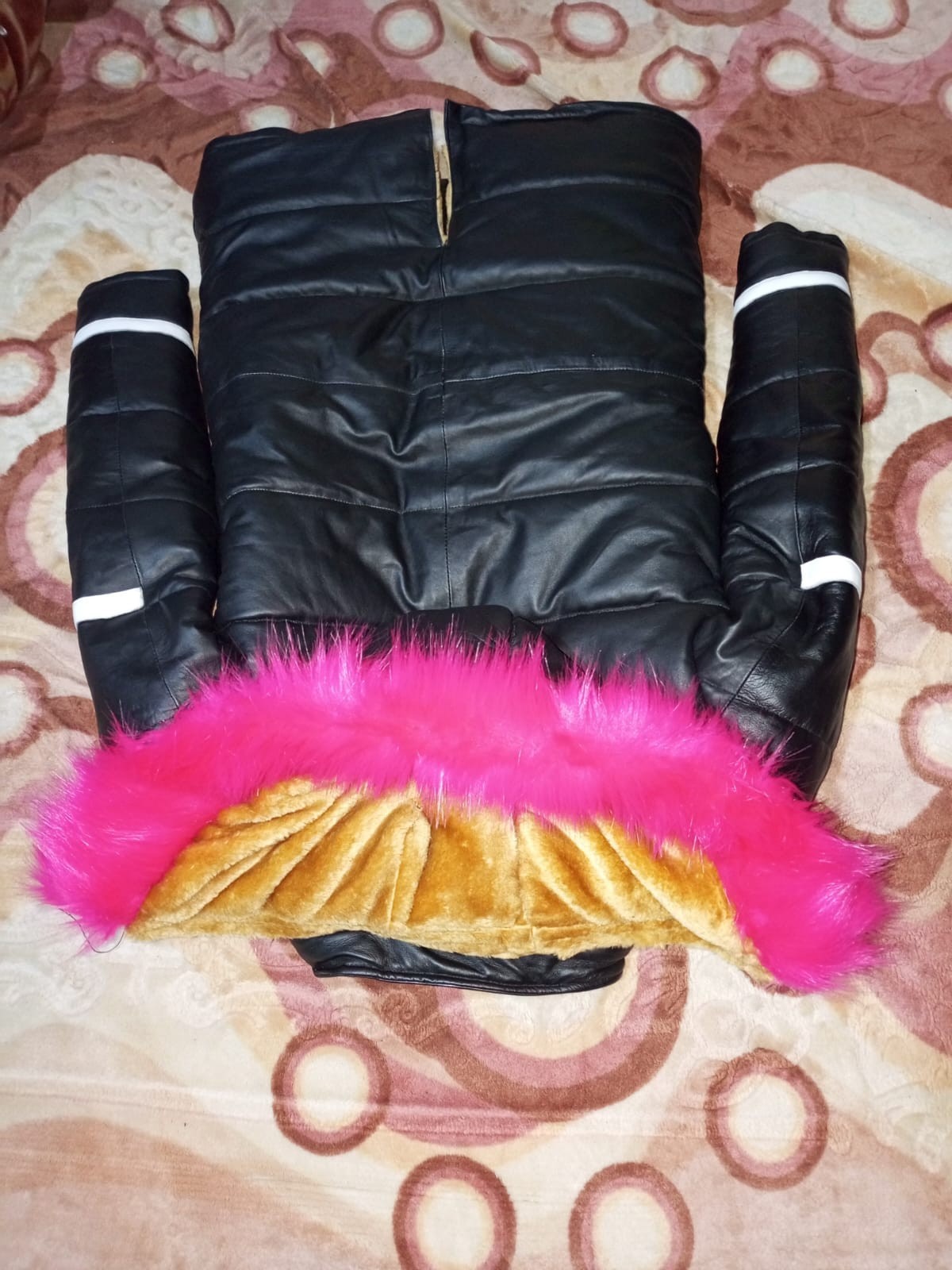 Women's Winter Sheepskin Warm Puffer Coat  Jacket with Faux Fur Stylish Hood image 6