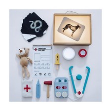 Doctor Kit for Toddlers 3-5, Pet Vet Pretend Play Toys for Kids, wi... Fast Ship