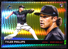 TYLER PHILLIPS—2025 Topps Chrome Platinum Prism Refractor #350—ROOKIE CARD. rookie card picture