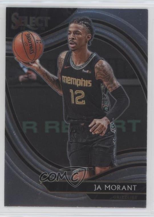 2020-21 Panini Select Courtside Retail Blue Ja Morant #255 2hg