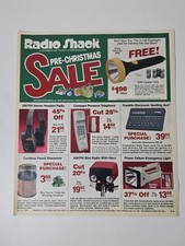 1989 Radio Shack Pre Christmas Catalog Tandy Computer Electronics 8 Pages