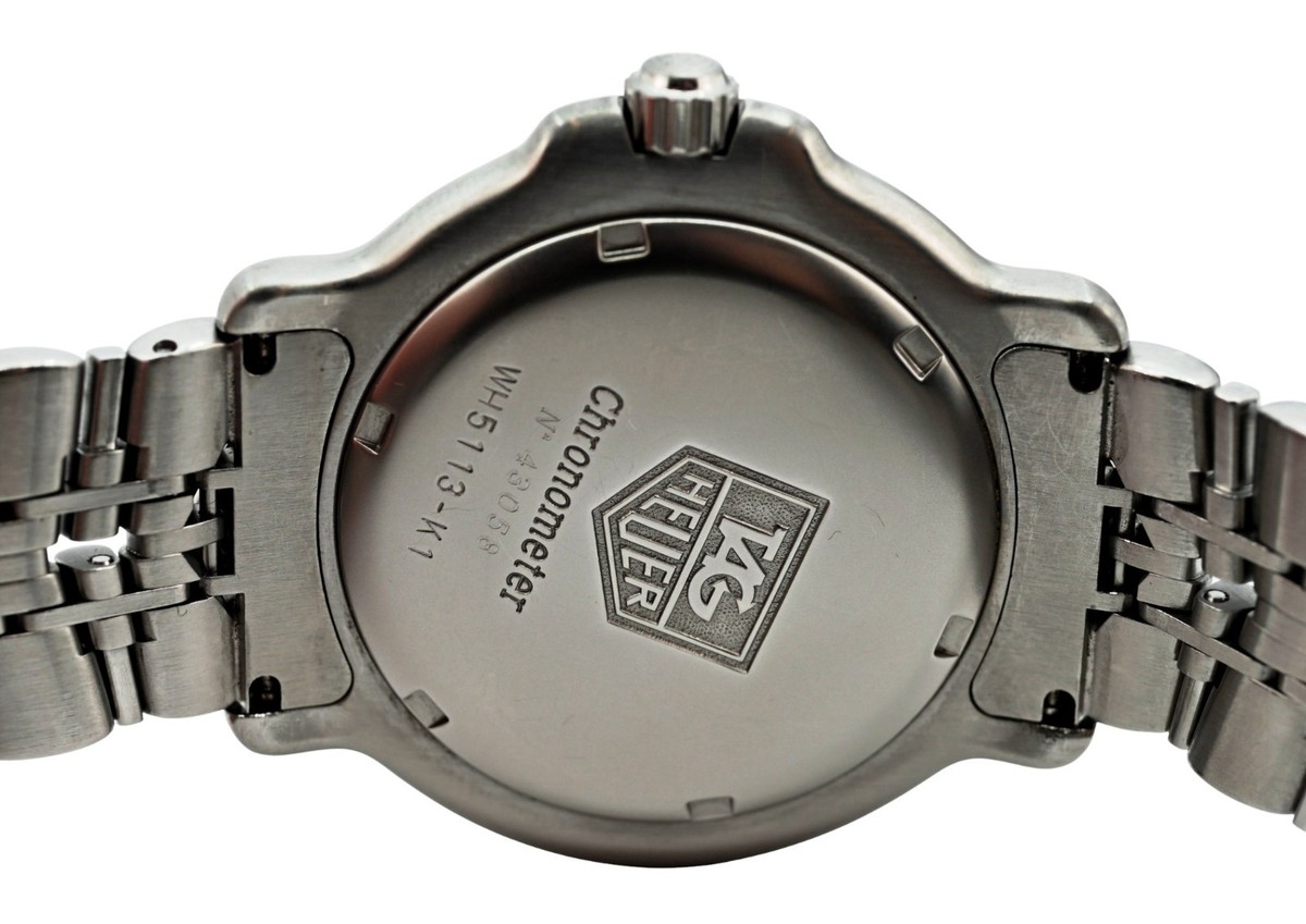 TAG HEUER WH5113-K1 6000シリーズ 自動巻き Tag Heuer 39mm Men's 6000 Series Blue Dial Automatic Swiss Watch
