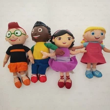 Disney LITTLE EINSTEINS Talking Singing Doll Plush Vinyl: Set of 4, Working