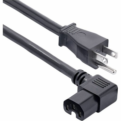 StarTech 8ft Heavy Duty Power Cord, NEMA 5-15P to Right Angle C15 PXT515C158RA