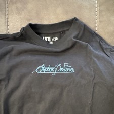 Uniqlo U T x Stephen Powers Shirt Dress Girls Size 9-10 Black 100% Cotton Kids