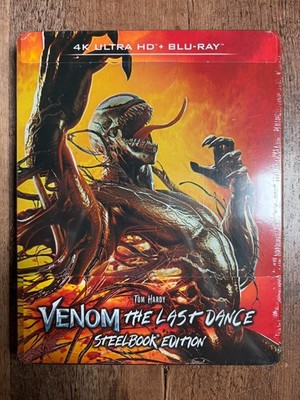 Venom: The Last Dance w. Steelbook (4K UHD + Blu-ray, EU Import, Region Free)