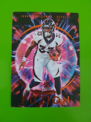 2023 Panini Luminance Fuzion #10 Javonte Williams Broncos Orange /100 SSP