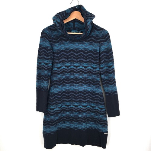 prAna Hooded hoodie Sweater Dress Blue 