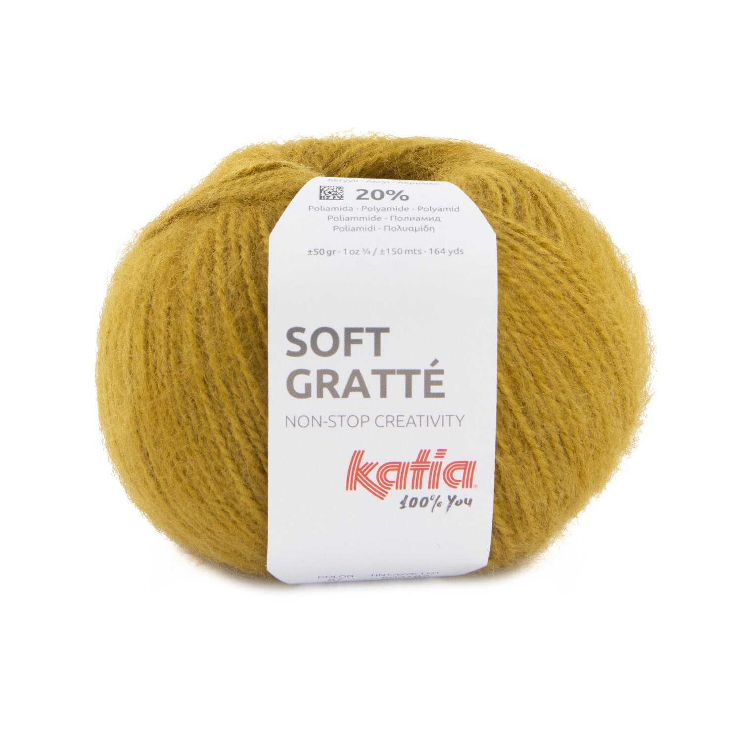 Soft Gratté by Katia - Mustard (87) - 50 g / approx. 150 m Wool