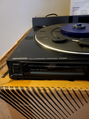 Kenwood KD-48F(B) Semi Automatic Turnable In Box W/ Manual For