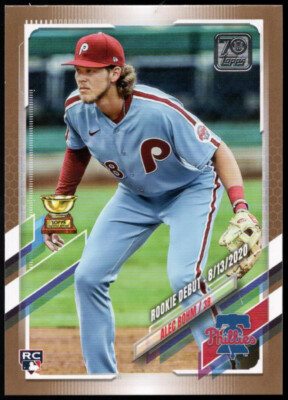 2021 Topps 1, 2 & Update ''GOLD BORDER'' Parallels #d/2021..You Pick..PWE Shipping