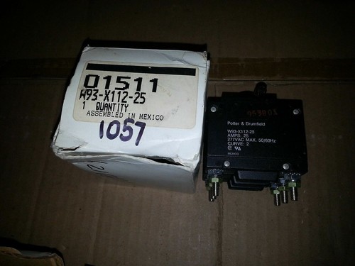POTTER & BRUMFIELD PRD11AY0-120V RELAY 120 VOLT 50/60 HZ, 25 AMP, MADE IN MEXICO