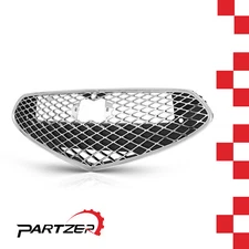 For 2022-2023 Genesis G70 Sport Front Bumper Grille Grill Chrome W/Camera Hole