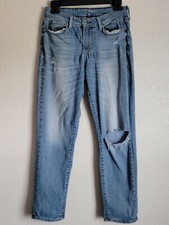 Denizen Women’s Jeans 28W Slim Straight Distressed Stretch Blue