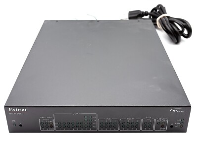EXTRON IPCP 505 AV System 8-Port IP LINK Control Processor IPCP505 + AC *Tested*