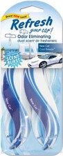 1-4 3D /Paper Air Freshener Choose Scent Mirror Hanging Car Truck RV Home Office