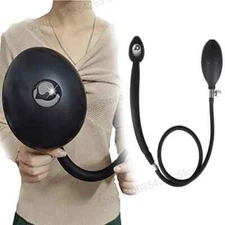 Built-in Steel Ball Inflatable AnalPlug Separate Air Pump Vaginal Dilator Dildo