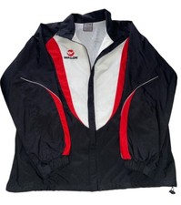 Walon Peru Soccer Jacket Mens Large Windbreaker Red White National Team Sport