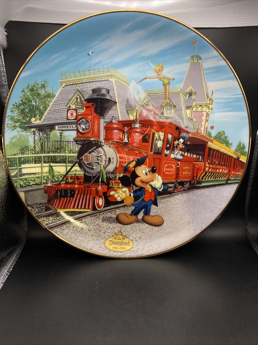 Disneyland Railroad Plate, Limited Edition, 40th Anniversary