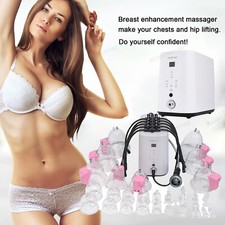 Electric Vacuum Massage Breast Cup Enlargement Therapy Machine Enhancement Pump