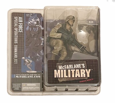 マクファーレントイズミリタリー フィギュア 2005年アメリカ空軍コマンド McFarlane's Military Series Debut Air Force Special Operations
