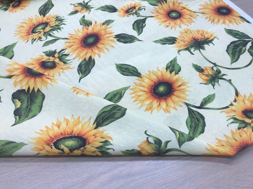 Fiori giardino papaveri stampa girasole tenda materiale artigianale tessuto cieco 140cm - Foto 12 di 25
