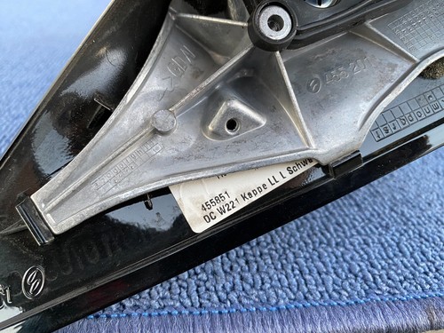 ✔MERCEDES W221 S63 S550 S600 PUERTA DELANTERA IZQUIERDA AUTO ATENUACIÓN ESPEJO MONTAJE VIDRIO OEM - Imagen 7 de 7