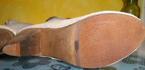 SATINA WildLeder Stiefel HOLZ-Sohle | 37 | *NEU* - Bild 4 von 12