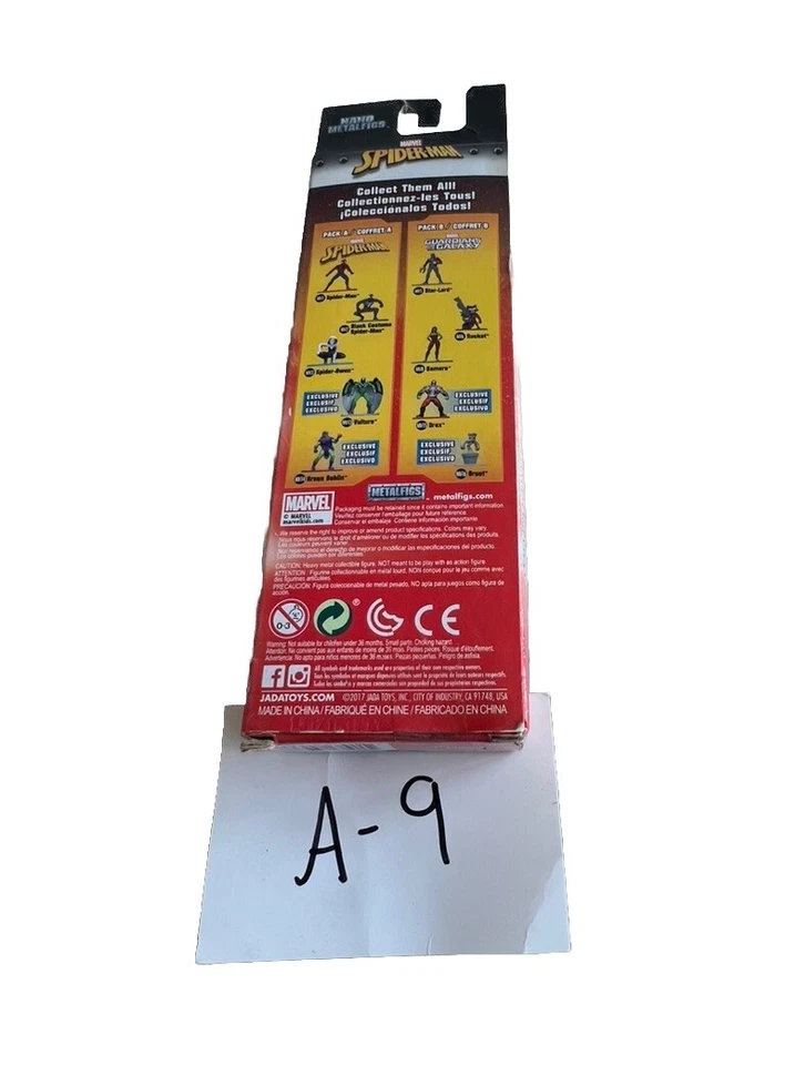 Marvel Comics Nano Figuras de Metal Spider-Man Paquete de 5 Spider-Gwen Duende Verde Nuevo Foto 4 de 4