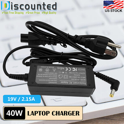 For Acer Aspire One KAV60 NAV50 PAV70 ZA3 AC Adapter 19V 2.15A Power Charger