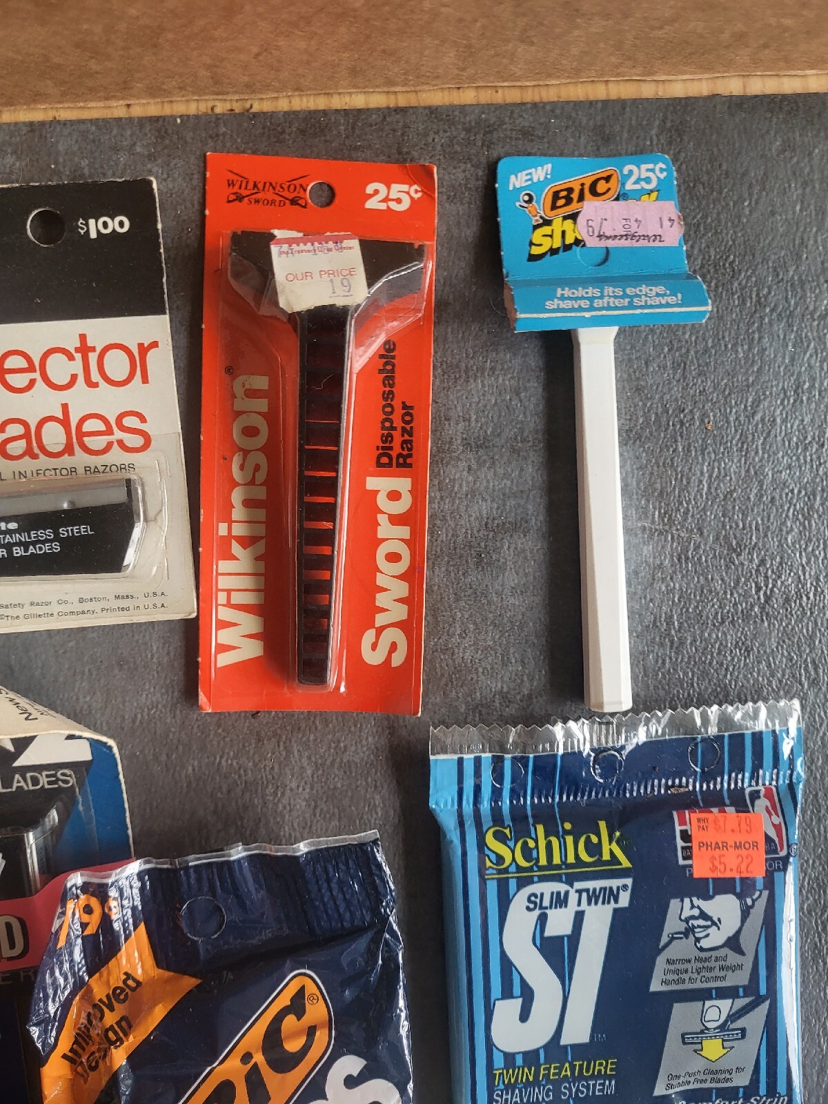 Vintage Razor Blade LOT - Gillette Schick Wilkinson Sword Personna  Double Edge 