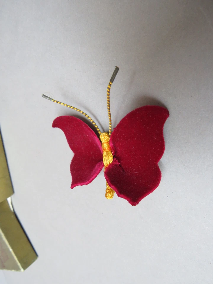 King George VI Coronation Velvet Butterfly Brooch in Box & Original Receipt - Image 2 of 4