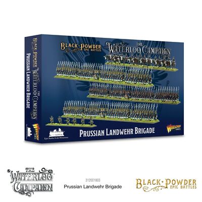 Black Powder Epic Battles 312001803 Prussian Landwehr Brigade Waterloo Campaign