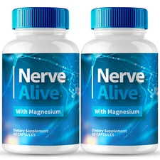 (2 Pack) Nerve Alive for Nerve Capsules, NerveAlive for Neuropathy Supplement