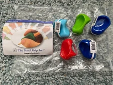 The Pencil Grip Original Grip, 2.1" Long, Assorted Colors, 5/pack