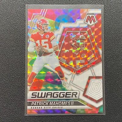2022 Mosaic Patrick Mahomes SW-3 Swagger White Prizm /25 Kansas City Chiefs