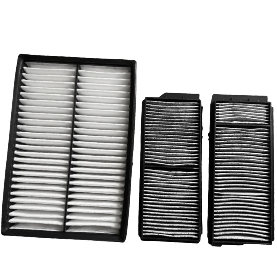 For 2004-09 Mazda3 2006-17 Mazda 5 Combo Set Engine & Carbon Cabin Air Filter Foto 2 de 4