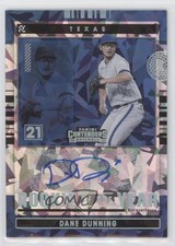 2021 Panini Contenders ROY Cracked Ice 17/23 Dane Dunning #ROYA-DD Auto 0ui8