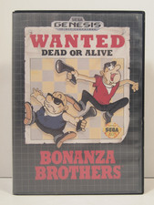 Bonanza Brothers Case SEGA Genesis Authentic BOX ONLY