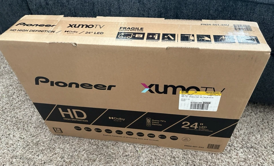 Pioneer  24” - LED HD Smart Xumo TV BRAND NEW ITEM • SEALED BOX - Image 3 of 3
