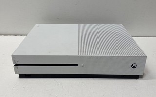 Microsoft Xbox One S Model 1681 White Console Only For Parts