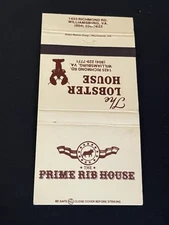 Vintage Virginia Matchbook “The Prime Rib House” Williamsburg
