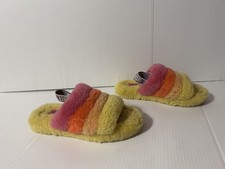 UGG Rainbow Slippers Women Fits Size 6/7