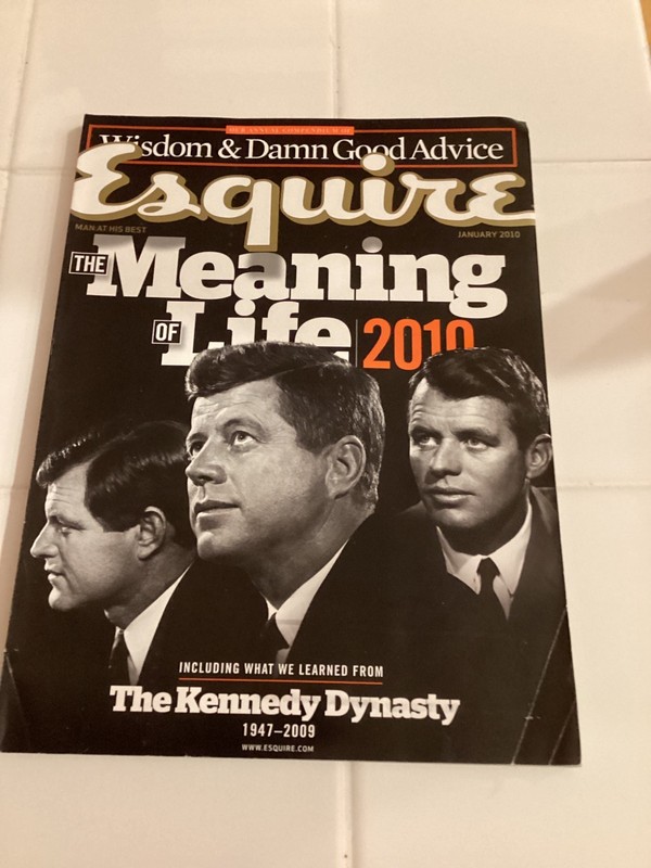 Esquire Magazine January 2010 The Kennedy Dynasty