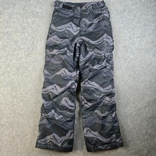 Columbia Icy Slope II Snow Pants Boys Large Camo Adjustable Cargo Ski Gorpcore